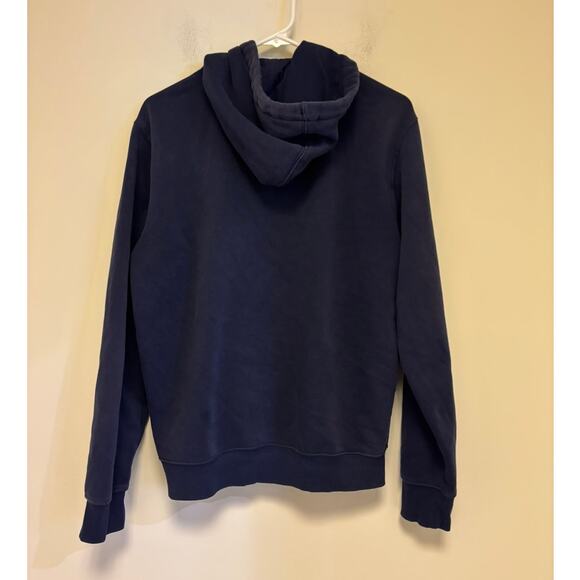 U.S. Polo Assn. Blue Zip Up Hooded Sweatshirt Size Medium Navy Blue - Picture 4 of 5